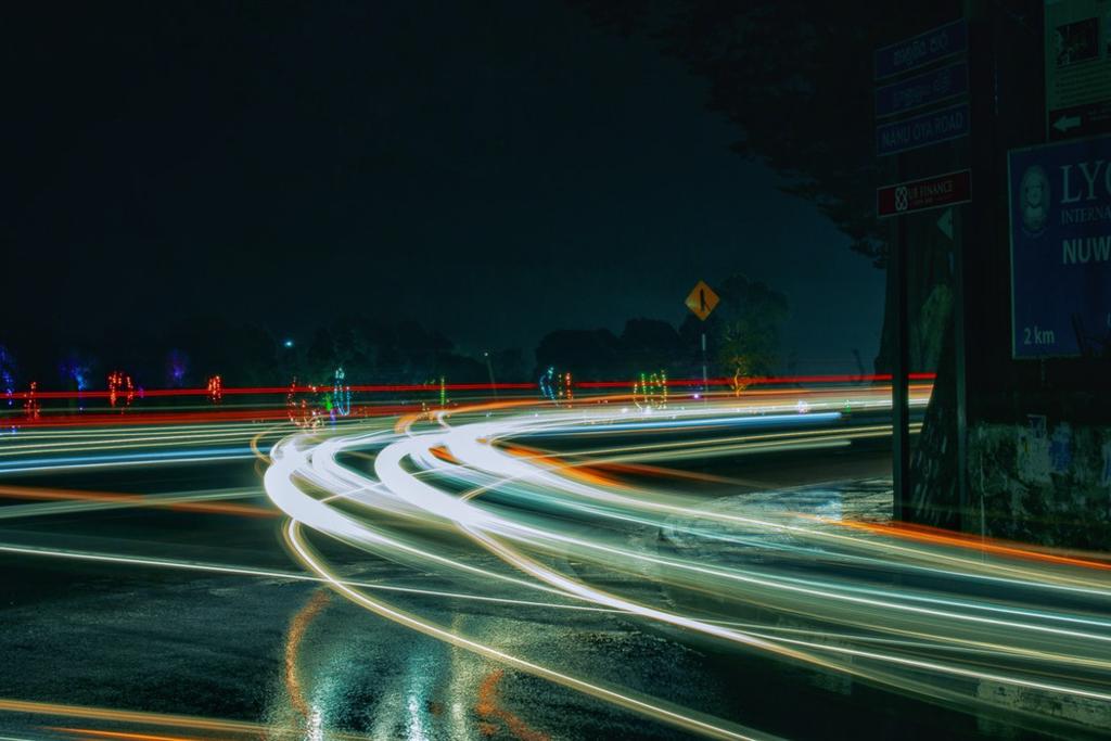 time lapse photo of traffic lights